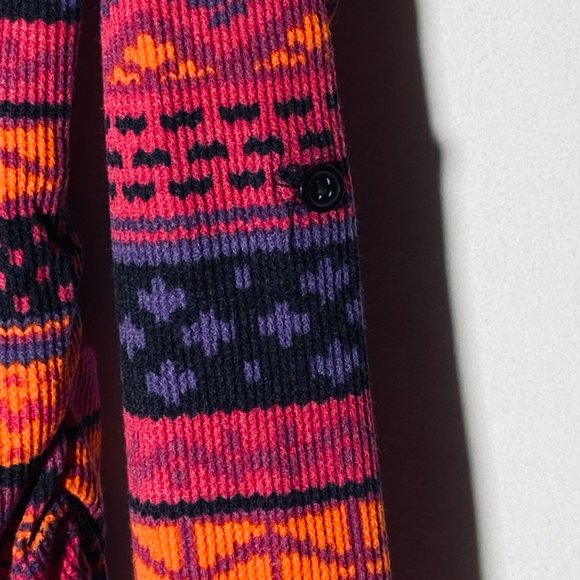 4/$25 Motherhood Maternity Fall Blooms Stripe Top Long Tab Sleeve Thermal Size M - Picture 12 of 12